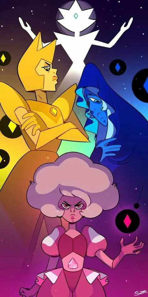 Steven universe diamond. Белый алмаз вселенная стивена арт. pink diamond steven universe.