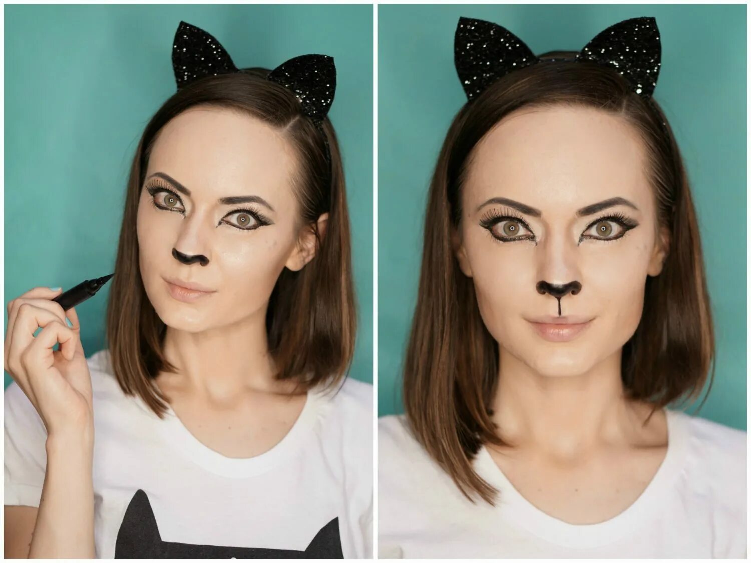 #makeup #halloweenmakeup #catmakeup #mua #makeupartist #easymakeup Halloween cos