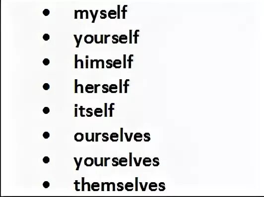 Myself ourselves yourself yourselves. Myself yourself himself herself itself ourselves yourselves themselves правило. Myself yourself himself herself itself ourselves yourselves themselves правило упражнения.