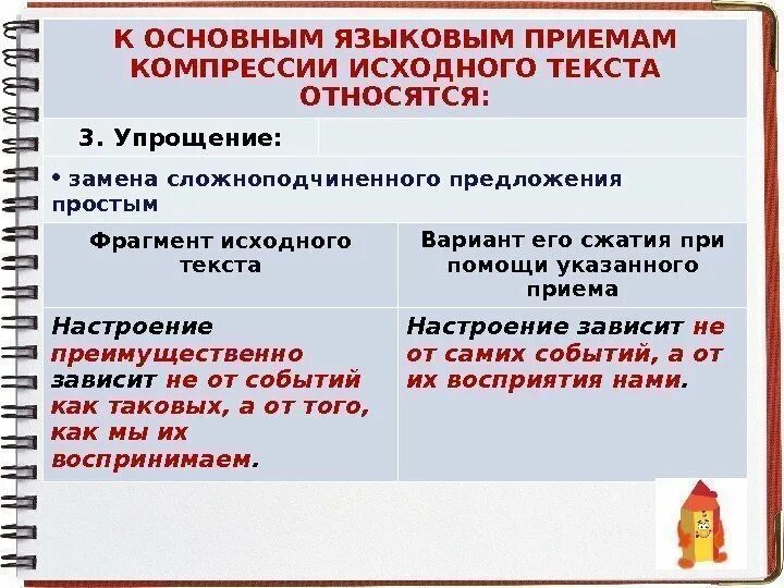 Изложение исключение. Приемы сжатия изложения ОГЭ. Приемы сжатого изложения 9 класс с примерами. Приемы сжатия текста. Приемы компрессии текста.