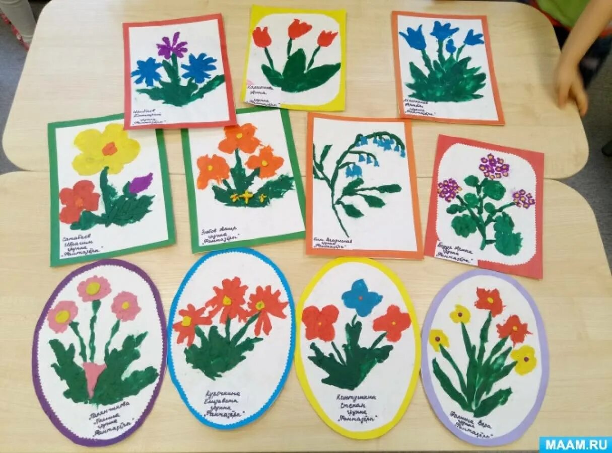 Цветы средняя группа. Рисование в средней группе на тему цветы. Рисование в средней группе на тему растения. Пластилинография комнатные растения подготовительная группа.