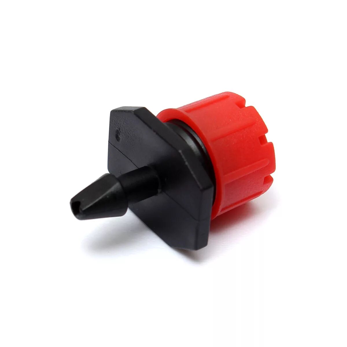 Капельница 0,0-70,0л/ч регулируемая,ерш,красный/черный (набор 10шт). Капельница для капельного полива. Adjustable dripper. Gardena капельница концевая регулируемая 1391-29. Спринклер капельный полив.