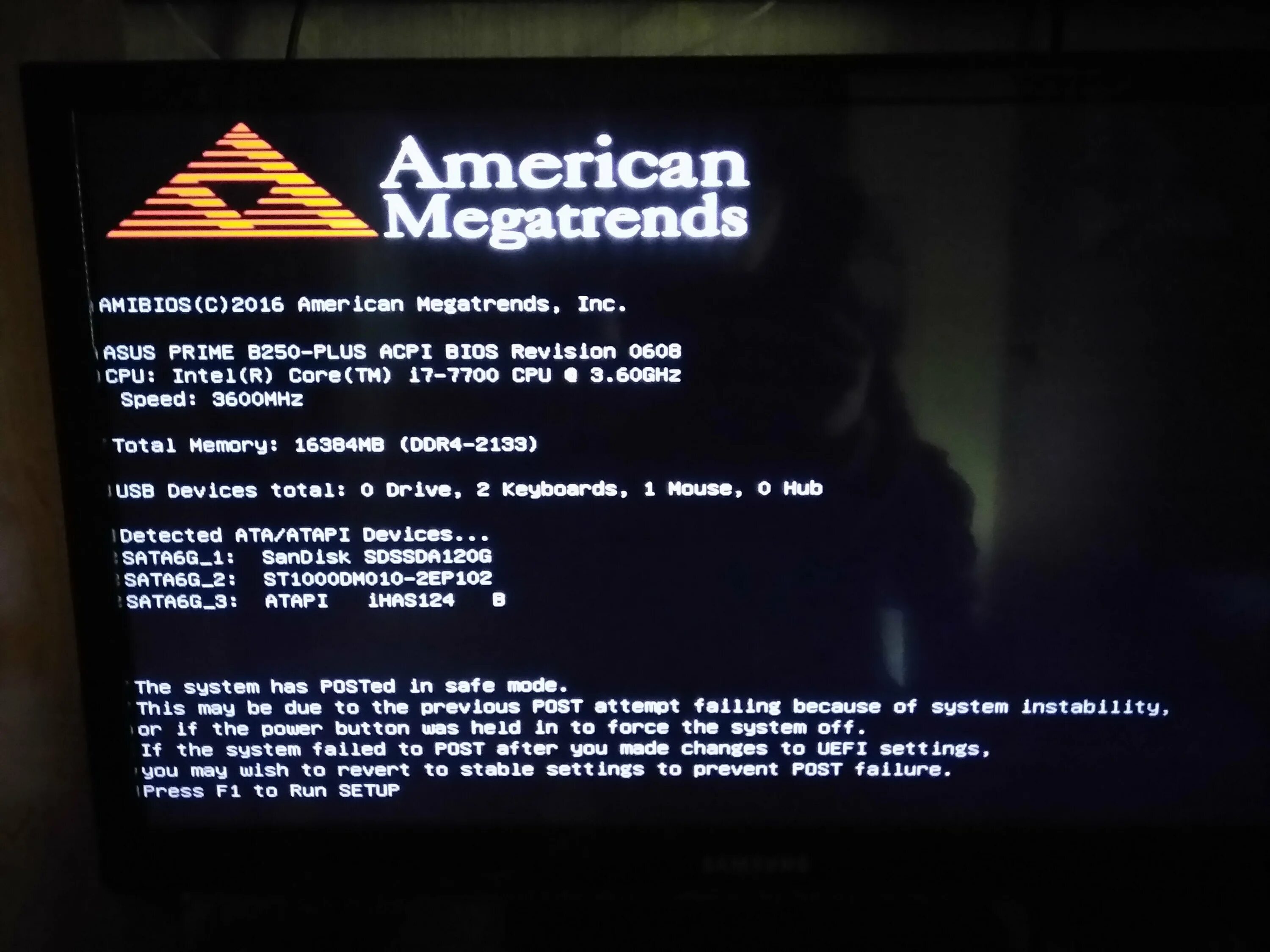 System has been changed. The system has posted in safe mode. the system has posted in safe mode при загрузке. при включении компьютера the has. the system has posted in safe mode при перезагрузке.