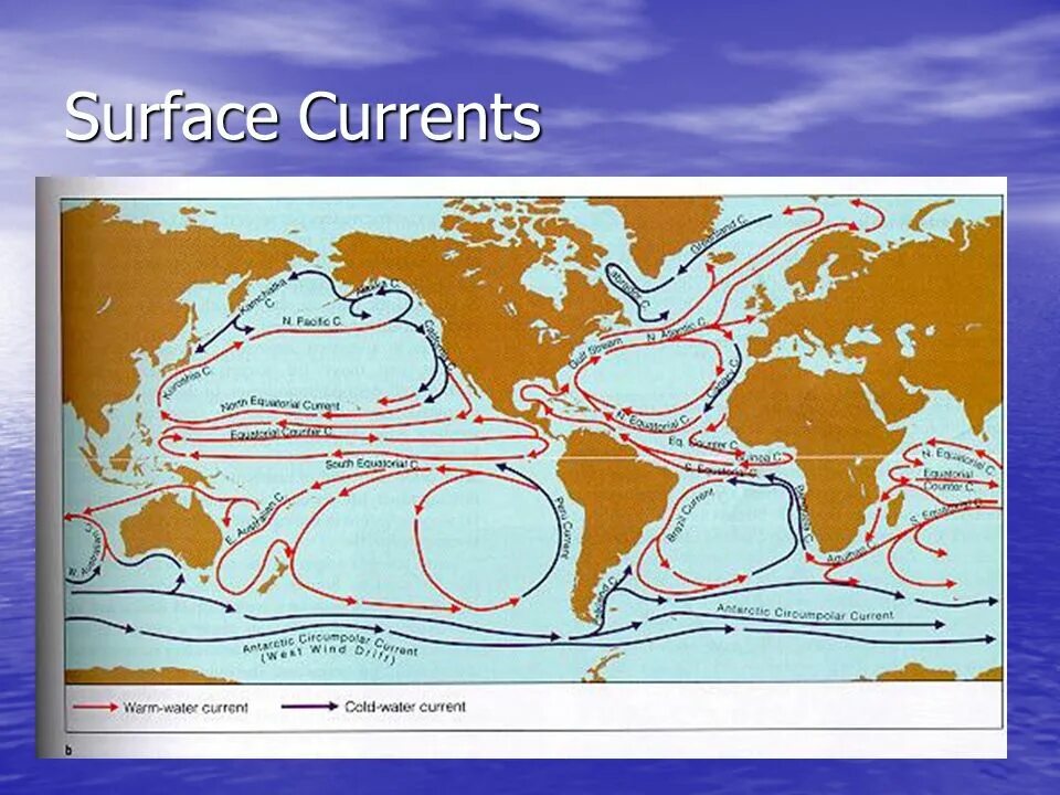 Поверхность течения в океане. Течения мирового океана. Схема течений. Тёплые течения мирового океана. Карта морских течений.