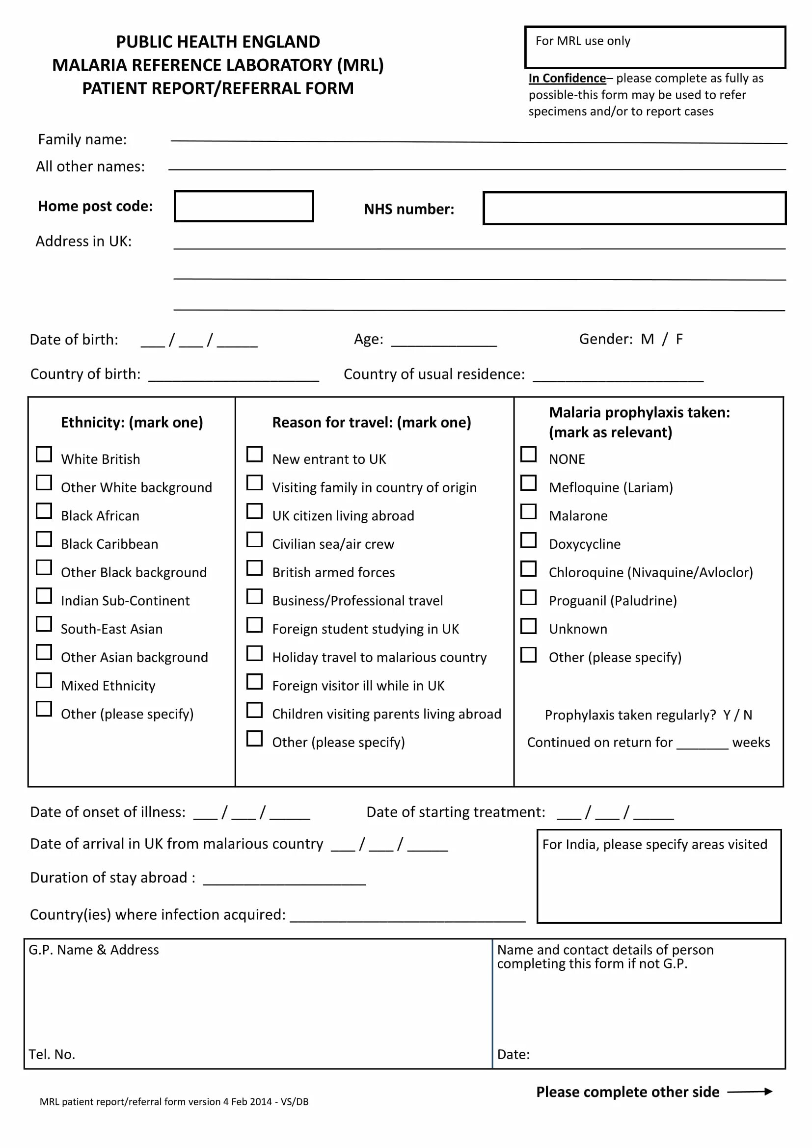 Report form. Kiroku Patient Reports. Patient report