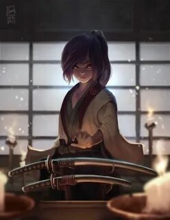 Samurai girl fight