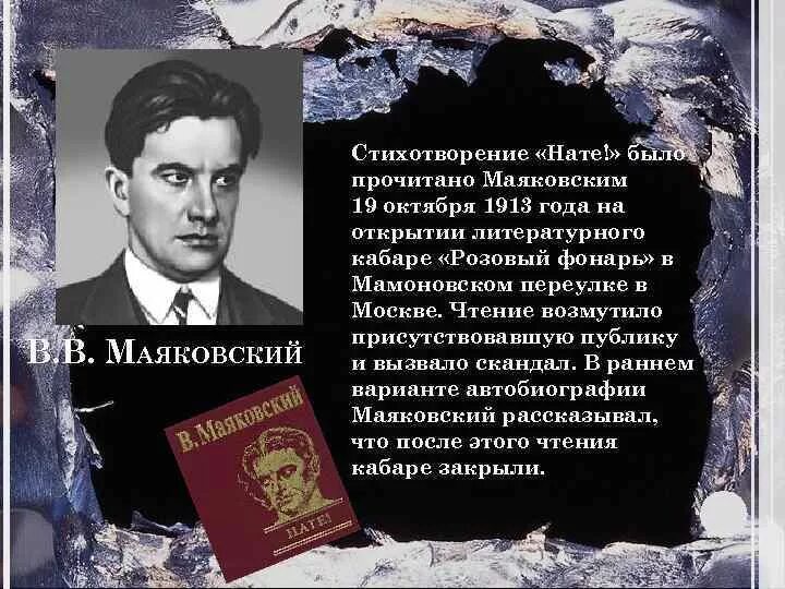 Прочти стих маяковского. Стихотворение нате. Нате Маяковский. Нате Маяковский стих.