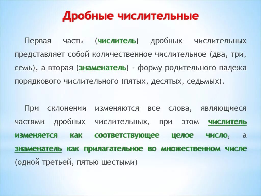 Значение слова число. Дробные и собирательные числительные. Дробные числительные примеры. Особенности дробных числительных. Дробные числительные презентация.