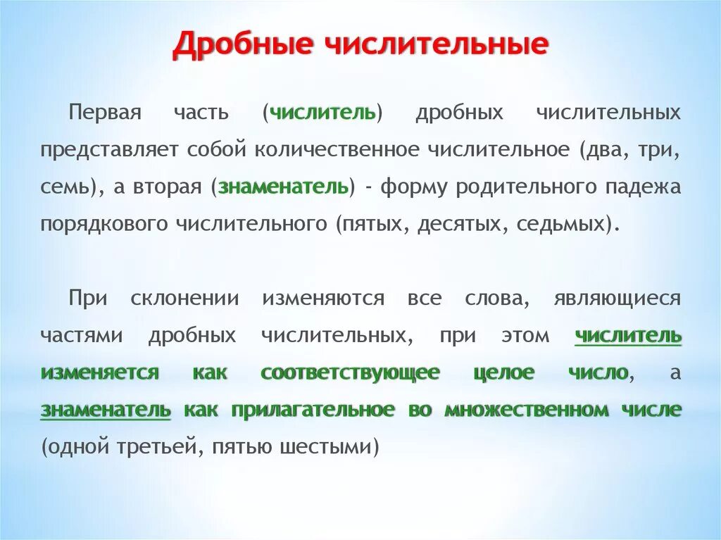 Дробные числительные. Примеры дробных числительных. Дробные числительные презентация. Дробные числительные примеры. Слова по русскому языку 6 класс числительными