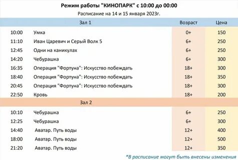 Форум кинотеатр расписание на завтра