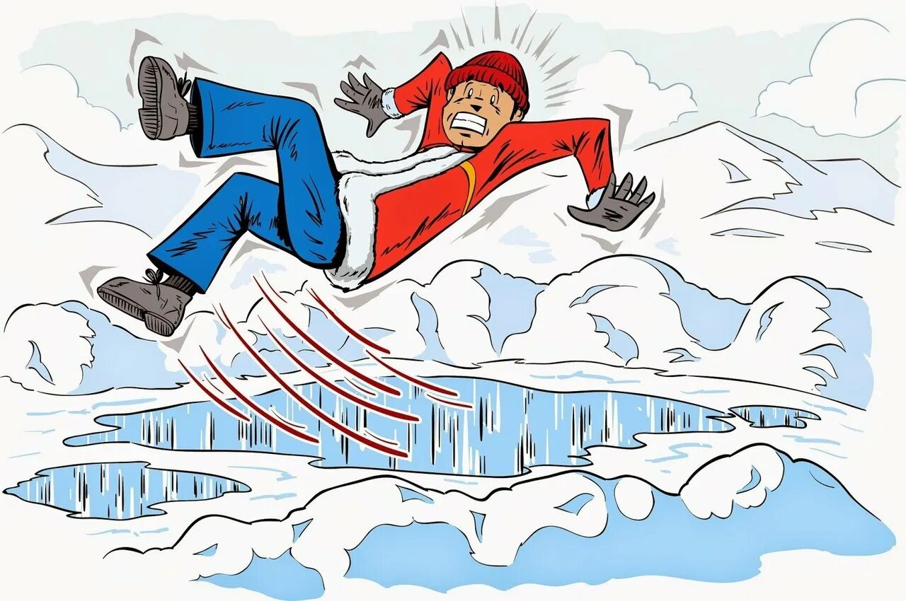 Скользить рисунки. Падение на льду. Человек падает на льду. Рисунок на тему гололед. Человек поскользнулся на льду.