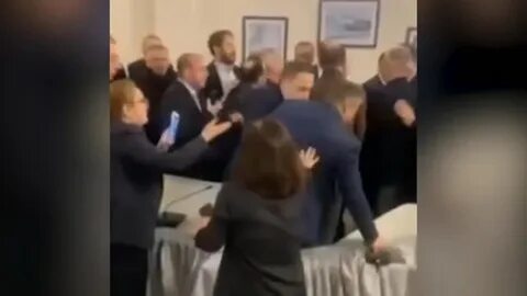Драка в грузинском парламенте