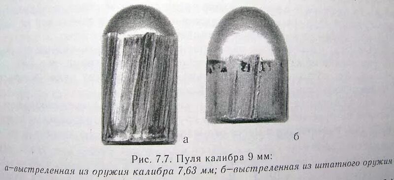 Пуля со следами