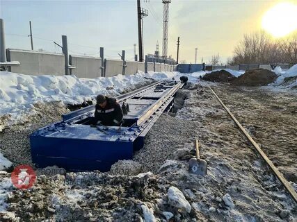Установка вагонных весов