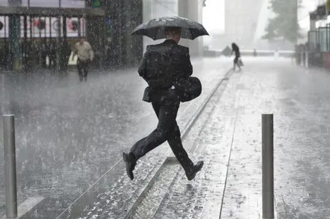 Heavy rain weather