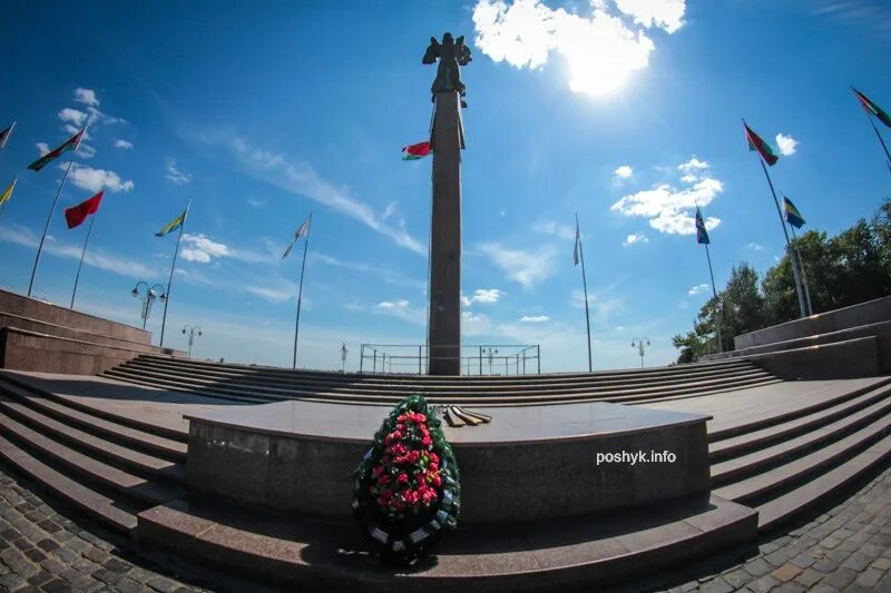 Площадь славы могилев фото Площадь Славы в Могилеве Официальный сайт Республики Беларусь