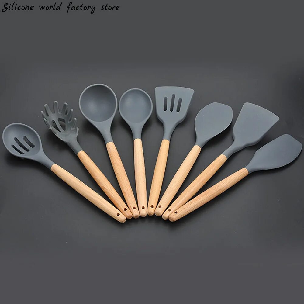 Silicon Kitchen Utensils Set c силиконовой ручкой. GSI лопатка + ложка пластик Pack Spoon/Spatula Set. Набор кухонный PCS 8 Kitchen Tool Set. Kitchen Utensils набор лопаток из 11 штук. Набор половник лопатка