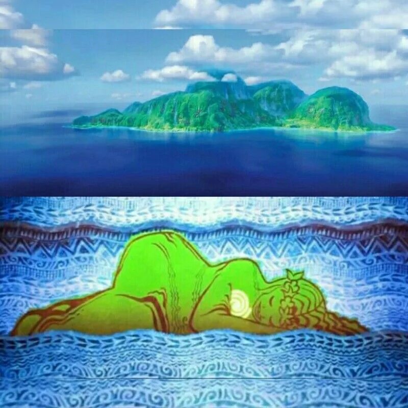 Sleeping island