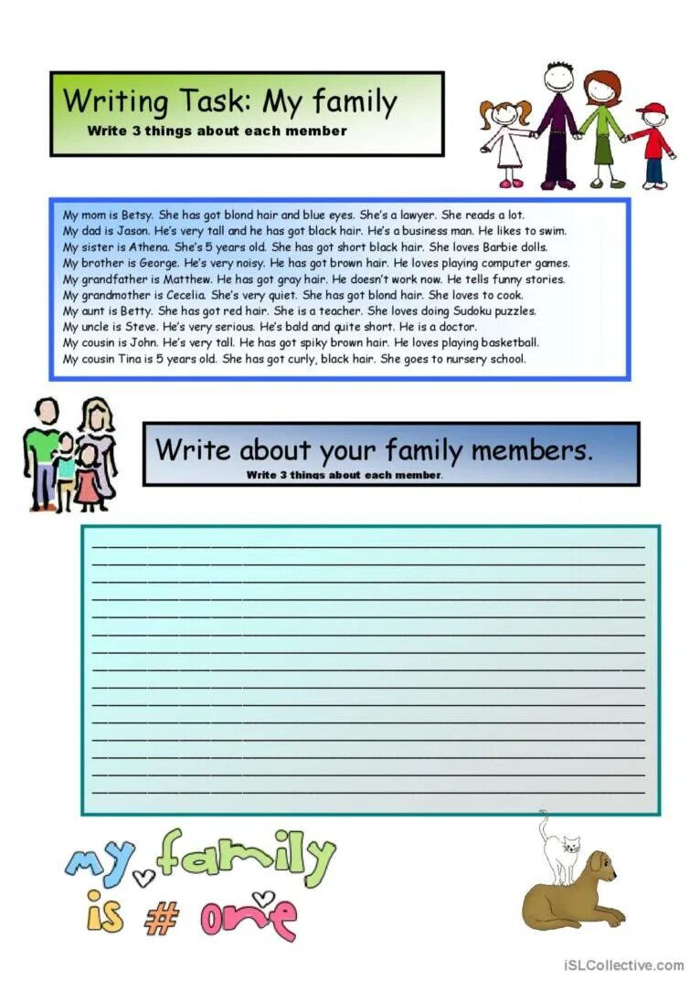 Write the members of