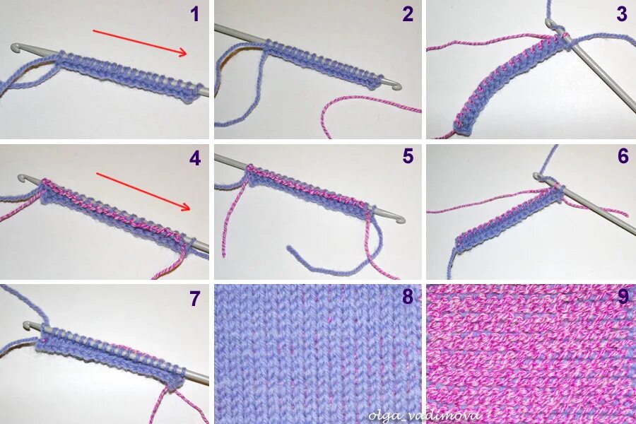 Лицевая кромочная петля. Лицевая гладь для начинающих. Лицевая гладь для начинающих. Лицевая гладь для начинающих. Изнаночная гладь спицами.