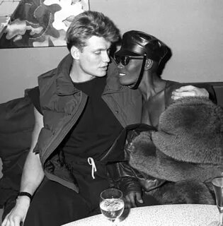 Before he was Ivan Drago, Lundgren was Grace Jones’s boyfriend. 