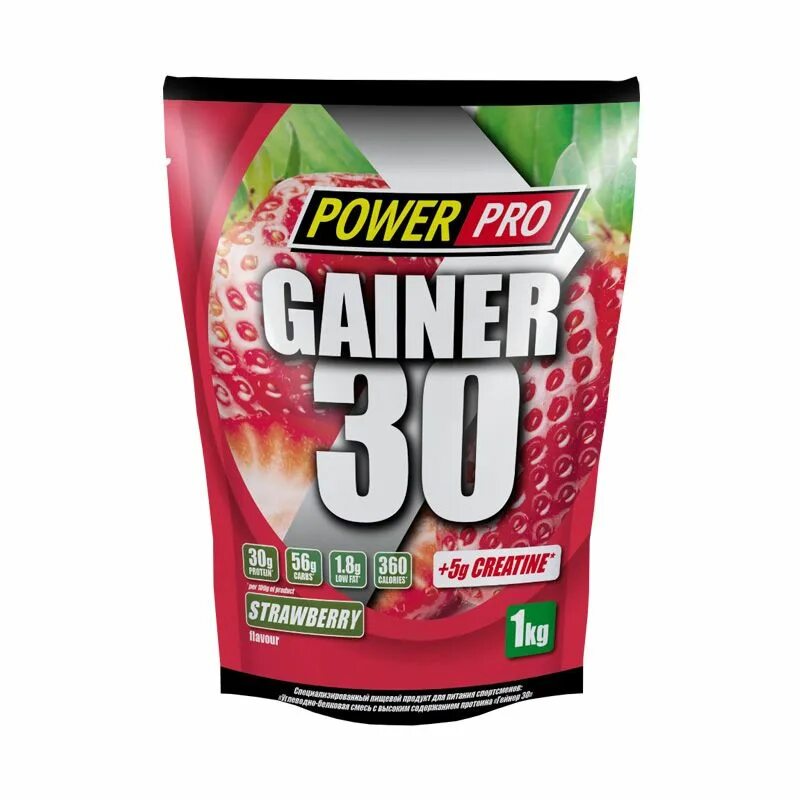 Power pro отзывы. Гейнер + креатин Power Pro "Gainer 10",. Гейнер повер про 30. Гейнер повер про 30 клубника. Гейнер со вкусом клубники.