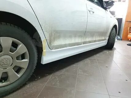 Порог skoda rapid