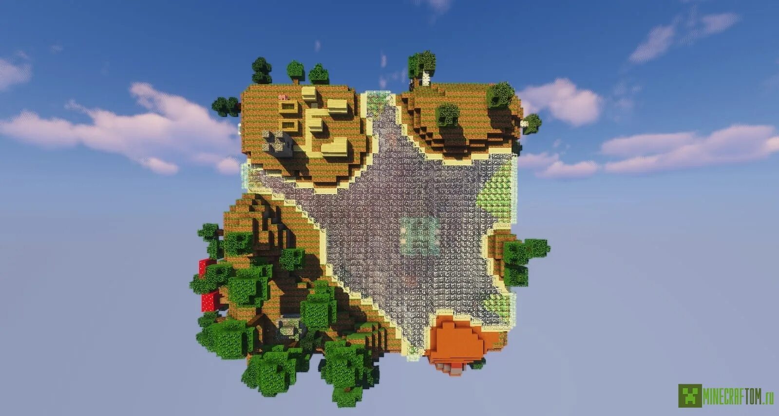 Minecraft planet map