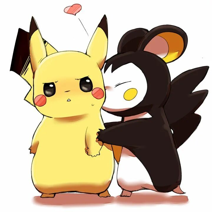 Покемон любит. Покемон Пикачу и Эмолга. Pikachu and Emolga. Друг Пикачу покемон. Покемон Эмолга и Пичу.