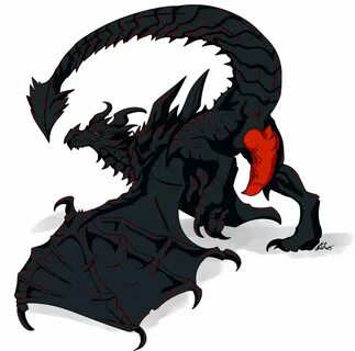 nelsonnoir, alduin, skyrim, the elder scrolls, anus, black scales, dragon, ...