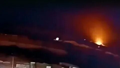 Видео взрыва беспилотника