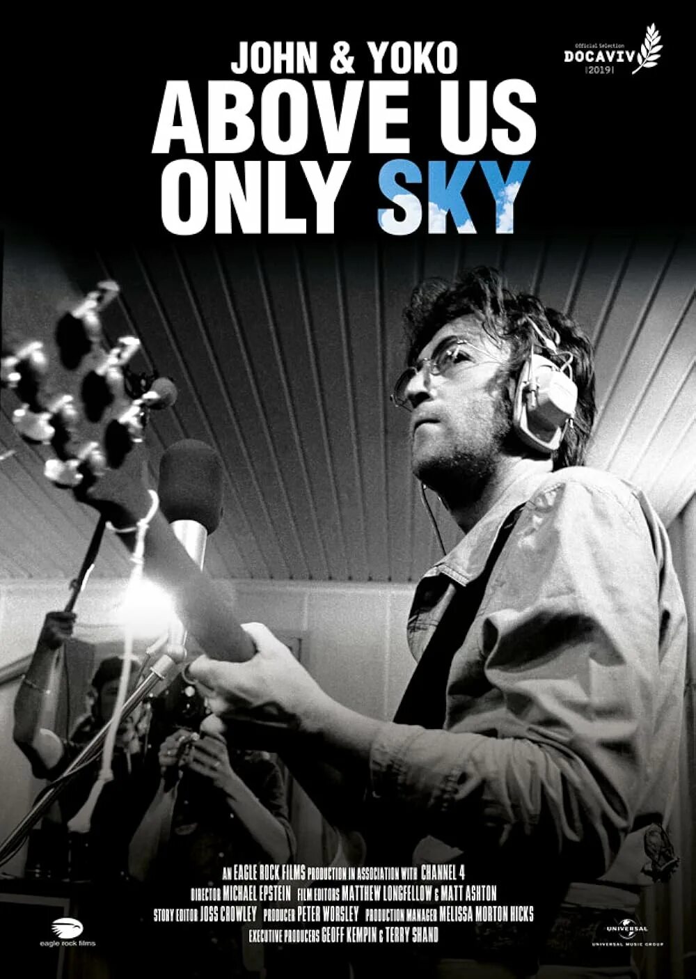 Sky above us. Above us only sky. john and sky.