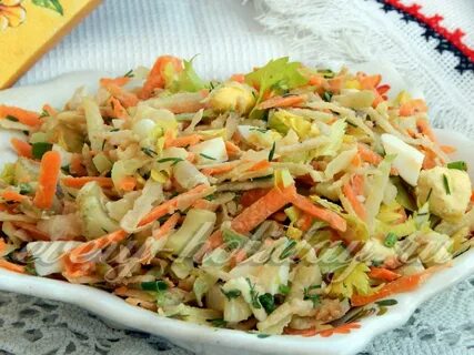 Салат капуста морковь сельдерей