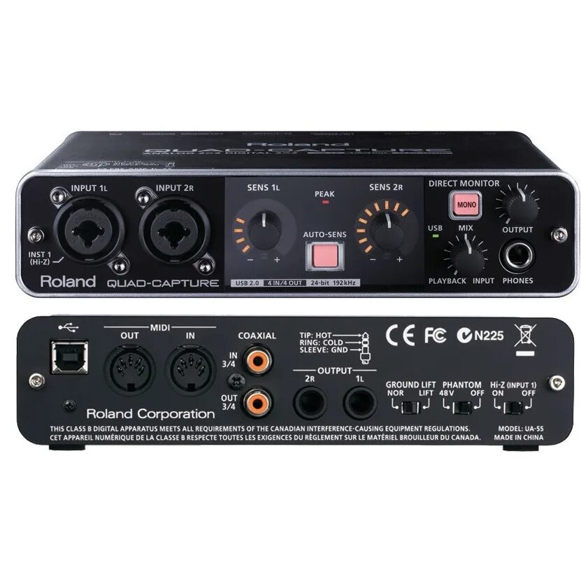 Roland quad capture. Roland quad-capture ua-55. роланд capture звуковая карта. внешняя звуковая карта roland ua-55 quad-capture. звуковая карта роланд quad capture.