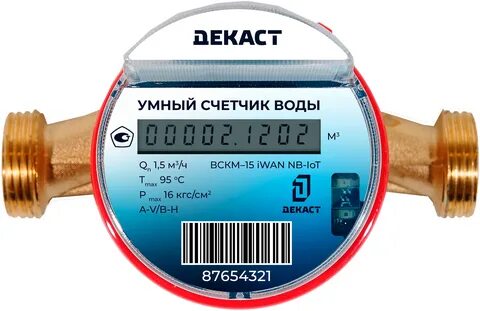Показания умных счетчиков