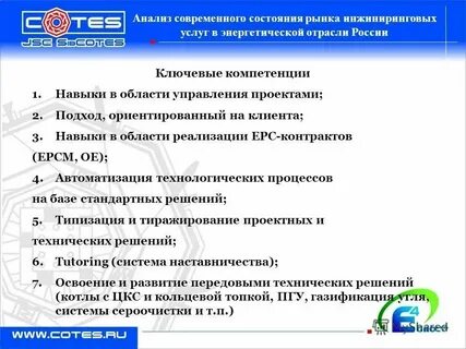 Современное состояние рынке