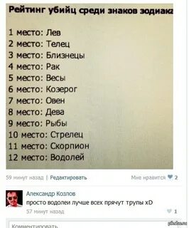 Список самых смешных