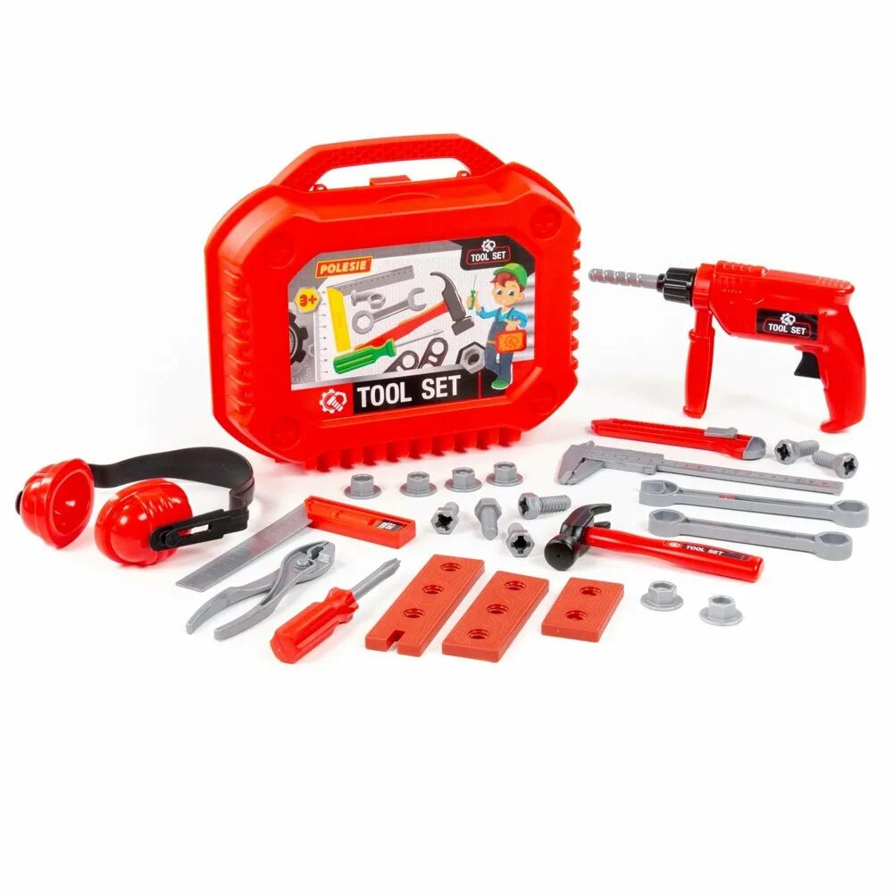 Tool set. Tool set детский набор инструментов в чемоданчике. набор инструментов 89458 №19 (30 элементов) (в чемоданчике). игрушканабор инструментов №27 (25 элементов) (в чемоданчике) (92410). полесье palau toys 56610 набор механик 41эл. в конт..