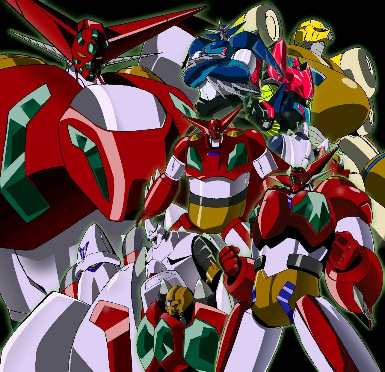Getter robo. Getter emperor (getter robo). Getter robo. Shin getter robo. Getter robo.