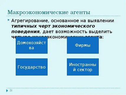 4 экономические агенты