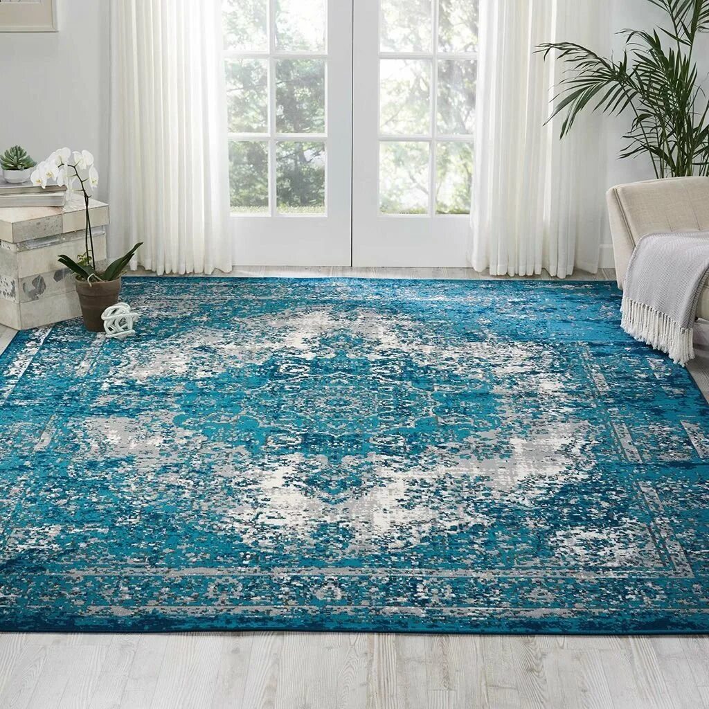 Цветы голубой ковер. Ковер barcelona f218h blueblue 1,5*2,5. изумрудный палас. бирюзовый ковер в интерьере. ковер бирюзового цвета.
