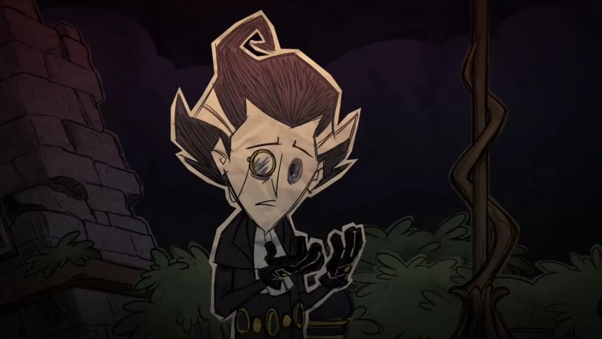 Don t start new. Уилсон don't Starve. Уилсон DST. Don't Starve together Вилсон. Уилсон don't Starve Art.