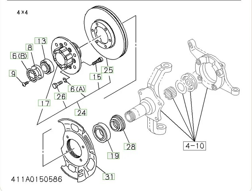 Схема ступицы колеса. Isuzu Bighorn ступица переднего колеса. Ступица Исузу Бигхорн схема. Ступица схема Nissan Atlas 150. Схема передней ступицы Исузу Бигхорн.