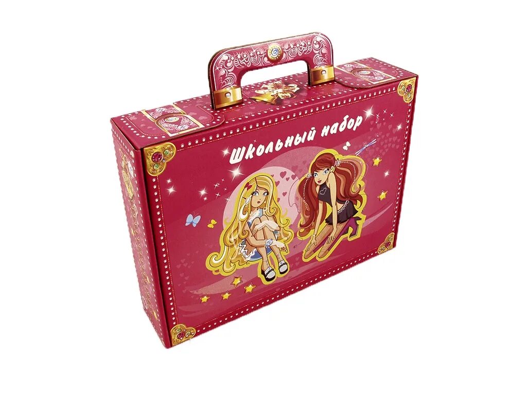 Подарок в коробке для женщины. Подарочный набор. Набор коробка для девочки. Набор заколок хэппи эври дэй. Набор канцелярии для девочек.