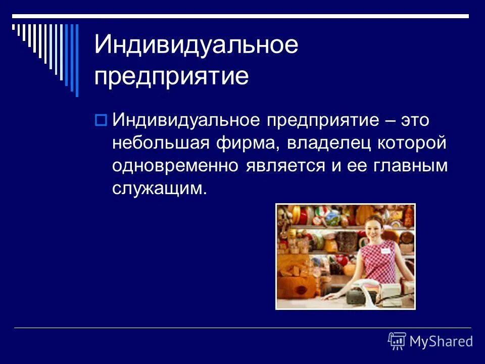 Владелец индивидуального предприятия