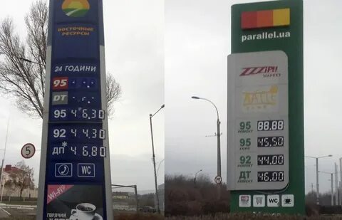 Бензин киев сегодня