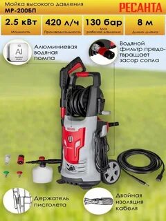 Мойка высокого давления ресанта