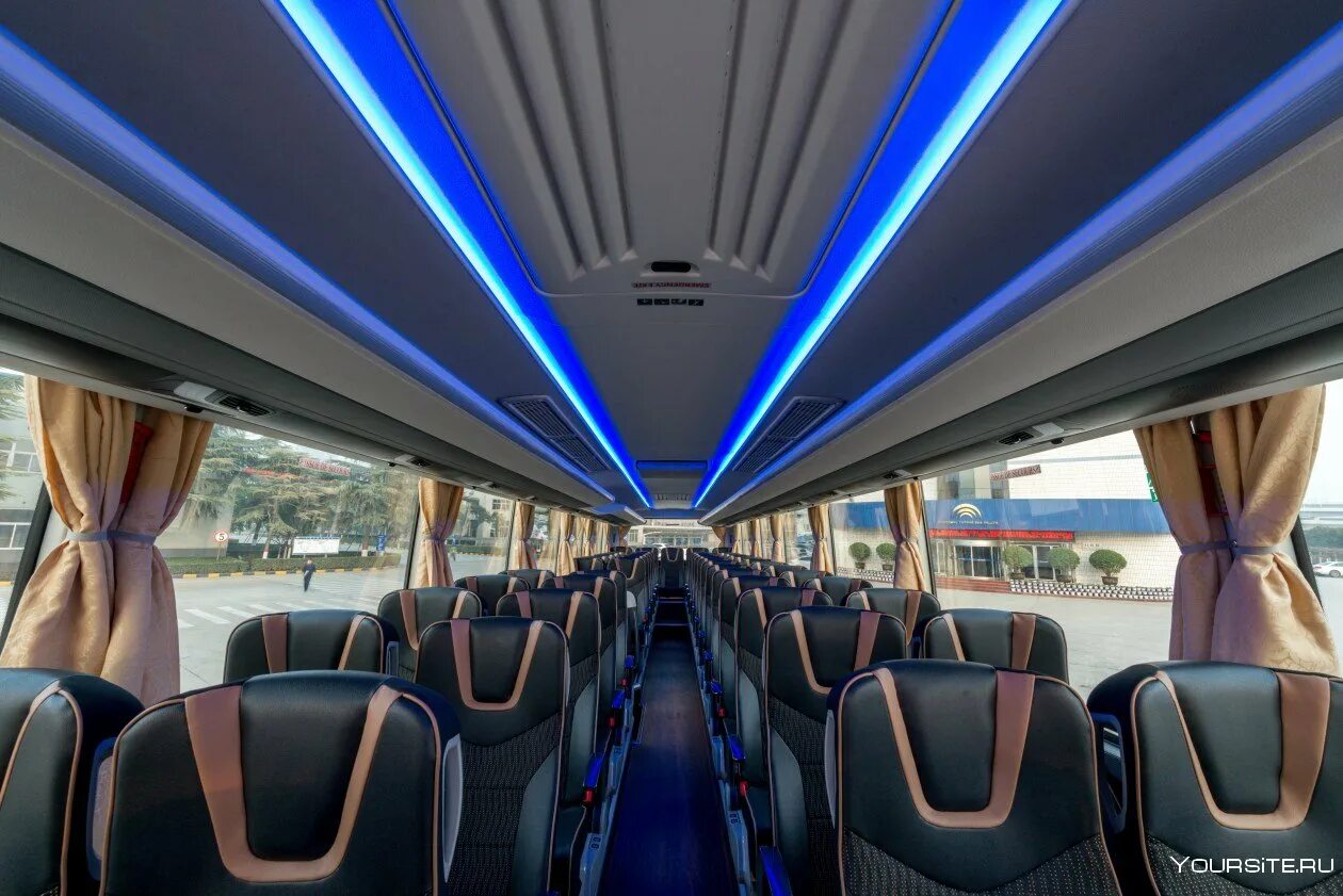 Туристический автобус Yutong t122hdh. Автобус Ютонг туристический салон. Neoplan Starliner салон. Yutong автобус t12. Междугородные пассажирские