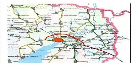 Карта димитровграда дороги