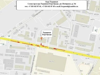 Карта москвы полярная
